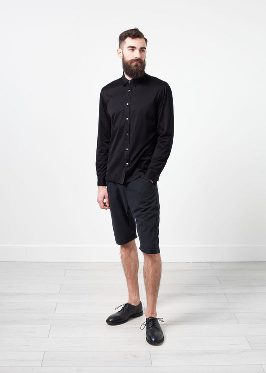 Scotland Button-Up in Black