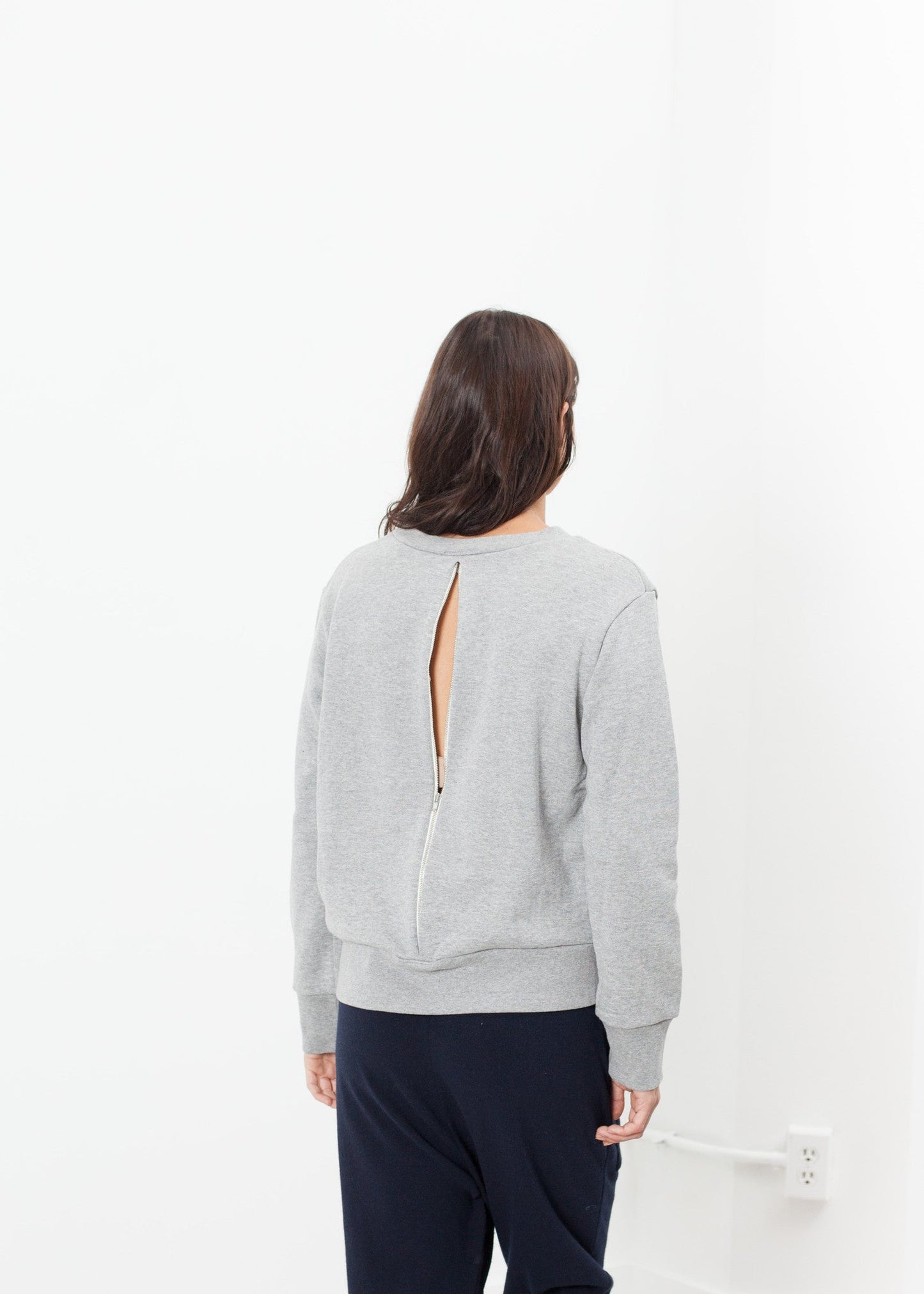 Loopwheeler Sweatshirt in Grey