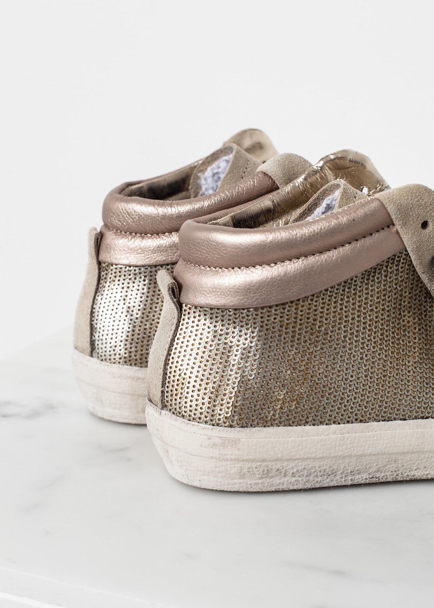 Sequin High Top Sneaker